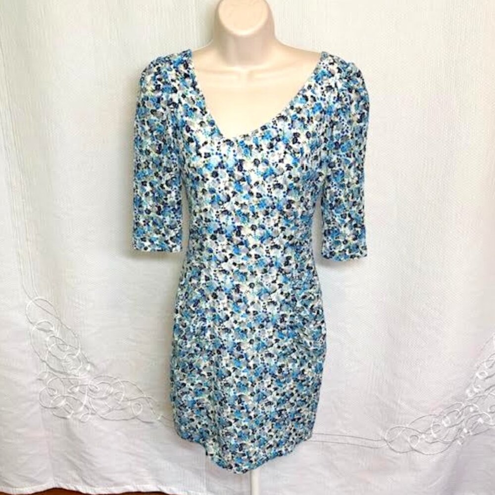 Reiss Floral Print Semi Formal Dress.